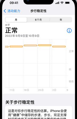 蓬安iPhone手机维修如何在iPhone开启'步行稳定性通知'