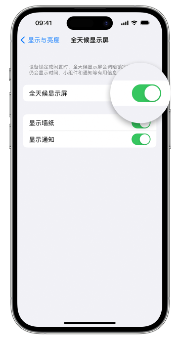 蓬安苹果14维修店分享如何自定义 iPhone 14 Pro 常亮显示屏 